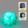 Meu Mundo Magnético Blocos que Acendem Blocos de Construção Magnéticos DIY Conjunto de Blocos de Construção Magnéticos Luminosos Brinquedos Educacionais