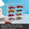 Modelo de coche de aleación 1:64 exhibidores de coches de juguete para niños Decoración Hot Wheels caja de exhibición organizadora de almacenamiento transparente