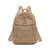 Mochila Pequena de Veludo para Mulheres 2025 Nova Estilo Japonês Casual Moda Simples Versátil Viagem Compras Mochila Macia para Meninas