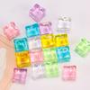 Cubos de Gelo Luminosos de Acrílico Fragrância de Primavera Pequena Materiais Artesanais Gelatina Colorida Acessórios para Joias DIY Simulação de Vento Grãos de Gelo
