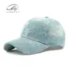 Sombreros para Mujer para Primavera, Verano y Otoño: Nueva Gorra de Béisbol de Mezclilla Lavada con Visera Dura Estilo Étnico Jacquard Retro Pato