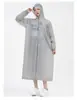 Impermeable PEVA de ala ancha para adultos y niños, universal, portátil, poncho de lluvia reutilizable