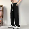 Pantalones casuales de pierna recta para hombre, pantalones de trabajo para otoño e invierno, nuevos pantalones holgados 2025 para niños y adolescentes