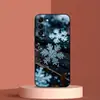 Capa Protetora Criativa A07 Capa para Celular S26PLUS Floco de Neve de Cristal de Inverno A54 Adequada para A16 Samsung S25ULTRA