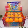 Novo Brinquedo Criativo de Ovo de Silicone para Apertar Alto Valor Estético Fofo Aperte Brinquedo para Alívio de Estresse Infantil Cartoon Vent Squeeze