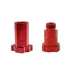 Pistola de Pulverización Neumática Conector de Olla Sin Lavar Aluminio Tipo Gravedad Conector de Rosca Interna y Externa Oxidación Adaptador de Olla para Pistola Sin Lavar
