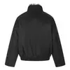 Yidao Vintage 2026 Invierno Nuevo Estilo Americano Parche Curvado Silueta Cleanfit Corto Cálido Abrigo de Algodón