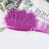 Venda Direta de Fábrica de 8-10 Penas de Avestruz para Vestidos de Noiva, Fantasias de Performance DIY e Acessórios, Incluindo Franjas e Fitas de Pena