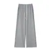 Pantalones Acampanados Pequeños Aboutsea para Primavera y Otoño, Cubren la Cadera, Adelgazantes, Cintura Elástica, Dobladillo Deshilachado, Pantalones de Moda Desgastados