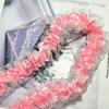Fita Plissada Criptografada Larga de 4cm Camada Dupla Poliéster Renda Elástica Elástico Feito à Mão DIY Floral Decorativo Saia