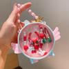Presente Dia das Crianças Conjunto de Colar de Joias para Menina Pequena Caixa Presente de Aniversário para Bebê Acessórios de Princesa 3-7 Joias