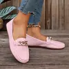 Transfronterizos Europeos y Americanos Otoño Nuevo Estilo Coreano Punta Redonda Corte Bajo Mocasines para Mujer Tacón Bajo Planos Cómodos Casuales Individuales