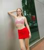 Bikini Transfronterizo Tailandés Traje de Puro Deseo Traje de Baño con Escote Halter para Pecho Pequeño Traje de Baño de Gama Alta para Mujer Traje de Baño de Verano Fuente Termal