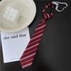 Corbata Jk Rayada Accesorios para Camisa de Mujer Estilo Universitario Versión Coreana Dk para Hombre Nudo sin Corbata Casual Uniforme Escolar Japonés Estudiante