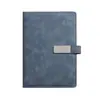Set de Caja de Regalo para Cuaderno con Hebilla Magnética de Hierro Cuaderno de Oficina Bloc de Notas Regalo para Reunión Anual Corporativa Se Puede Imprimir con Logo