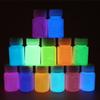 Pintura fluorescente luminosa súper brillante pintura luminosa no necesita preparación uso directo botella de pintura luminosa 50g