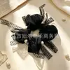 Venta directa del fabricante: Goma de pelo de encaje con lazo fresca y simple, Goma para el pelo estilo pastoral, Diadema, Cuerda para el pelo