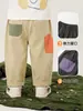 Kaka Panda Roupas Infantis Calças 100% Algodão para Crianças Calças Tecidas para Meninos Roupas de Outono Calças Longas de Outono para Meninas Calças Casuais para Bebês
