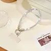 Cordón para Teléfono de Estilo Coreano para Comercio Exterior con Pedrería, Correa de Muñeca de Cadena Corta de Gama Alta, Accesorio para Teléfono, Transfronterizo