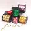 Cinta de lentejuelas láser colorida transfronteriza de 6 mm Lazo para fiesta de Navidad Accesorios para ropa Cinta decorativa