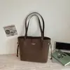 Bolsa Elegante para o Trabalho para Mulheres, Nova Moda Vintage de Verão 2026, Bolsa de Ombro Versátil, Bolsa Tote de Grande Capacidade