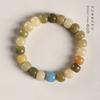Hermoso envejecimiento Raíz de Bodhi fruta de marfil pulsera sacudidora de león de mano Wenwan de punta de dedo pulsera suave para hombres y mujeres