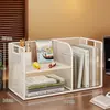 Prateleira de armazenamento de mesa, estante pequena vertical de várias camadas para mesa, armário de armazenamento de arquivos para estação de trabalho de escritório, estante de livros para casa