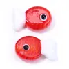 Contas de Vidro Coloridas de Peixinhos Contas de Vidro de Peixinhos Acessórios DIY Furo Reto Pulseira Contas de Vidro de Peixinhos Fofos Atacado