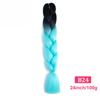 Xuchang en stock, trenza de doble color, trenza jumbo, peluca africana, trenza sucia, trenza degradada, cabello, venta al por mayor
