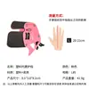 Protectores de Dedos Competitivos de Doble Capa, Protectores de Dedos de Posicionamiento con Soporte para la Barbilla, Doble Capa de Cuero y Plástico, Equipo de Protección para Tiro con Arco Competitivo