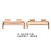 Para Huawei Bracelet 10 Conector de Correa HUAWEIband9 Cabeza Metálica Grano de Madera Huawei 8 Conector de Acero Inoxidable