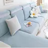 Funda de Sofá de Chenilla Universal Cubierta Completa Estilo Sencillo Alfombrilla Antideslizante para Sofá Funda de Sofá Tela Elástica para Sofá