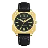 Reloj Cuadrado Personalizado Orsga para Hombre Nicho Calendario Fresco Fabricante Transmisión en Vivo Exportación Transfronteriza Reloj de Pulsera de Cuarzo para Hombre