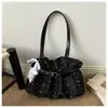 Bolsa de Hombro Única con Colgante de Verano 2026, Plegada, Gran Capacidad, Fresca, de Moda, para Viajes de Negocios, para Debajo del Brazo