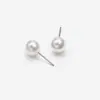 Nuevos Pendientes de Perla Estilo Coreano Pendientes Versátiles de Personalidad de Influencer de Moda Pendientes Redondos de Perla Accesorios para Orejas de Tiktok