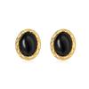 Pendientes de resina con diamantes de oro negro y amor para mujer, de otoño e invierno, ligeros, elegantes y de lujo, de alta gama, combinables con todo.