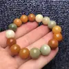 Raiz de Bodhi de Jade Branco Círculo Único Estilo Antigo Contas Cilindricas Fio Liso e Outros Ricos e Diversos Exquisitos e Belos Pulseiras de Bodhi Atacado