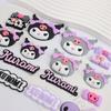 Tamaño grande pequeño Calavera Calavera Genio Accesorios DIY PVC Adhesivo Suave Funda de Teléfono iPad Zapatillas Decoración de Flores Termo Joyería Pegatina