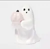 Novos Produtos Transfronteiriços Decorações de Halloween Fantasmas Fofos Enfeites de Mesa Estilo Luxo Leve Artesanato em Resina para Sala de Estar