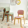 Silla de plástico, silla con respaldo engrosado de restaurante nórdico, silla para mesa de comedor en casa, silla de comedor comercial, taburete moderno simple