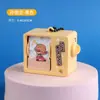 Máquina de Animación de Flip Book Creativa Libro de Respuestas Llavero con Texto Inspirador Colgante para Estudiante Colgante para Bolso Pequeño Regalo