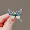 Broche Abanico Flor Peonía Perla Elegante Antiguo Mujer Guofeng Retro Flor Ramillete Accesorios Traje Pin de Alta Gama