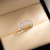 Anillo de plata S925 bajo el árbol baniano anillo de margarita para mujer moda de Corea del Sur corona nicho novias comida anillo de dedo ajustable