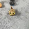 Sándalo Verde Gato Mirando Hacia Arriba, Lindo Gato Curioso Adornos de Escritorio, Gato Tallado en Ébano Regalos Creativos para Niños y Niñas