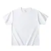 Camiseta de Manga Corta de Algodón Puro de Peso Pesado Algodón de Xinjiang Estilo Retro Americano para Hombre Verano Color Sólido Holgada Cuello Redondo Media Manga Base