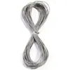 Cabeça de Corda de Couro Redonda Camada Superior Corda Redonda Corda Plana Cor Original DIY Artesanal Material de Couro Acessórios para Pulseira