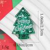 2026 Novos Acessórios para Árvore de Natal Resina Acessórios de Natal DIY Grampos de Cabelo DIY Presilhas de Cabelo de Natal Atacado Transfronteiriço