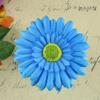 Simulación de punto 10cm gerbera tela con purpurina cabeza de flor de girasol Vacaciones en la playa Flor traje de baño accesorios de ropa al por mayor
