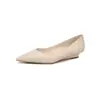 Sapatos de Couro de Ovelha de Salto Baixo para Mulheres, Sapatos de Salto Médio, Novo Modelo de Outono, Couro Completo por Dentro e por Fora, Bico Fino, Sapatos de Salto Baixo Rasos, Tamanho 40