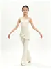 Calça Saia de Prática de Dança para Meninas, Calça de Dança Infantil, Trajes de Dança Étnica Chinesa, Roupa de Dança, Calça de Prática de Dança para Meninas
